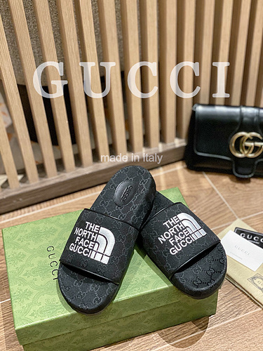 Gucci 2022 spring and summer new couple model electric embroidery thick sole slippers 35-45_-3a2d1cc3